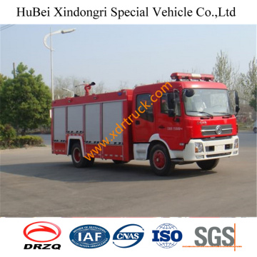 7ton Dongfeng Dfl1160bx5 Coche de bomberos de agua Euro4